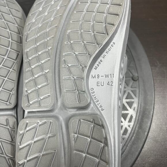 Oofos OOriginal Flip Flops Mens Size 9 Gray Slip On Comfort Recovery Sandals - Picture 8 of 8